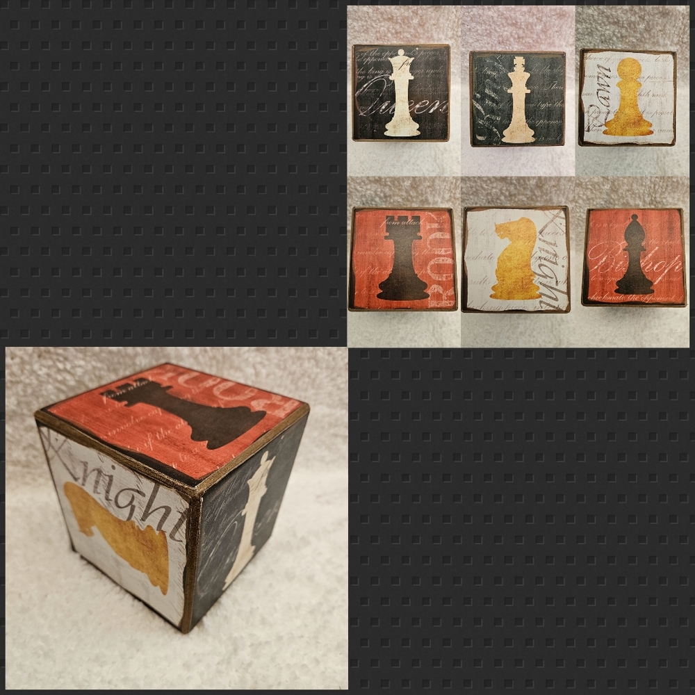 Decorative 5" Chess Cube